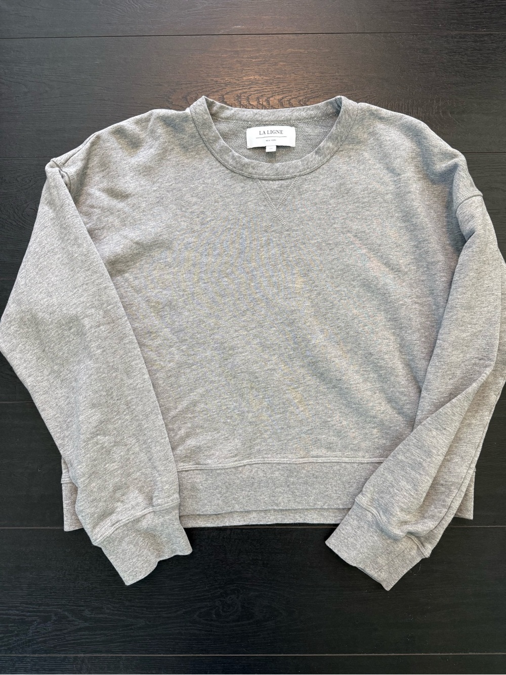 La Ligne Women's Gray Crewneck Sweatshirt - M